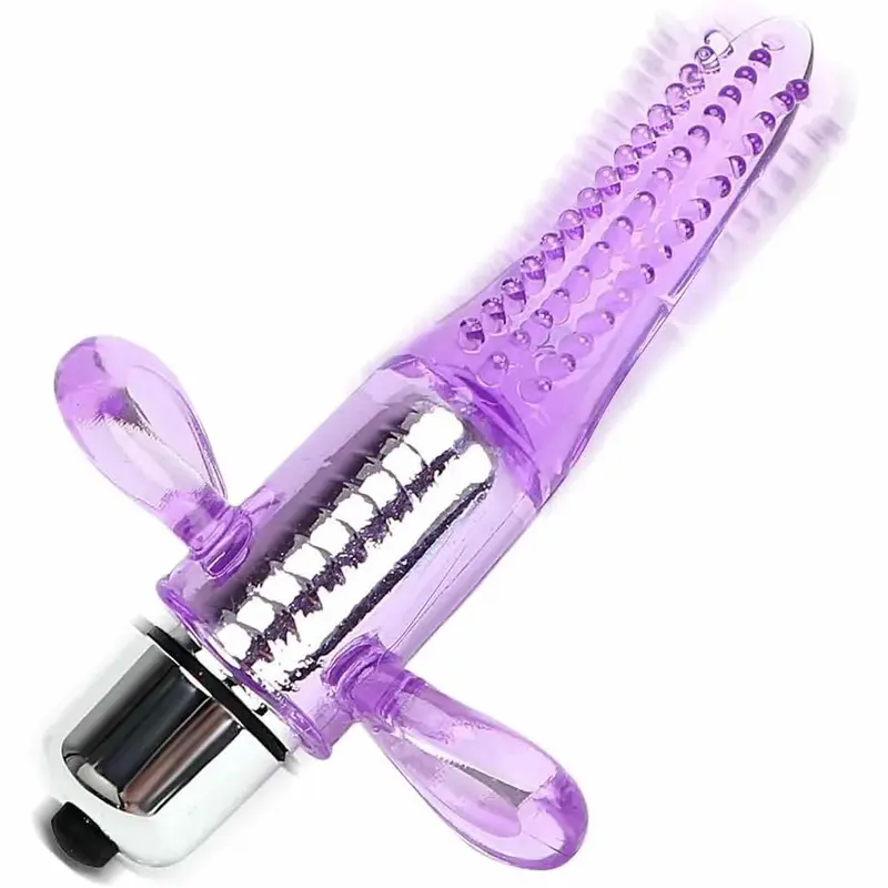 Vibratore da dita con rilievi stimolanti – piccolo e potente