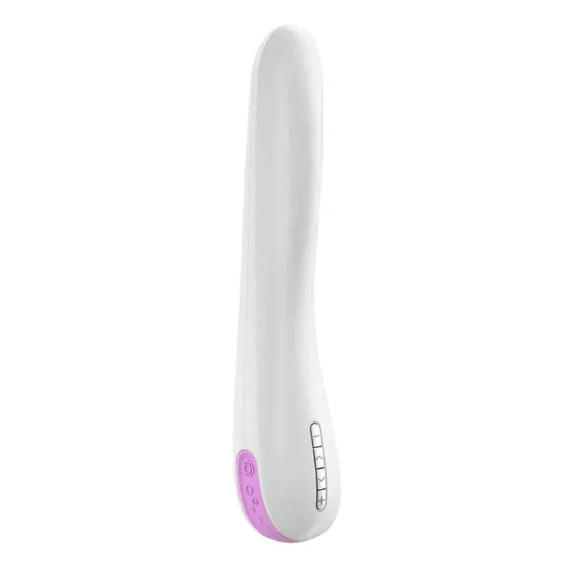 Vibratore Design OVO F6 - Bianco/Rosa