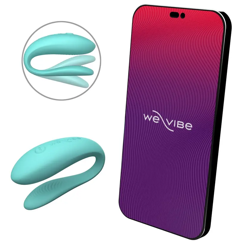 We-Vibe Sync Lite - vibratore di coppia sottile con controllo da app