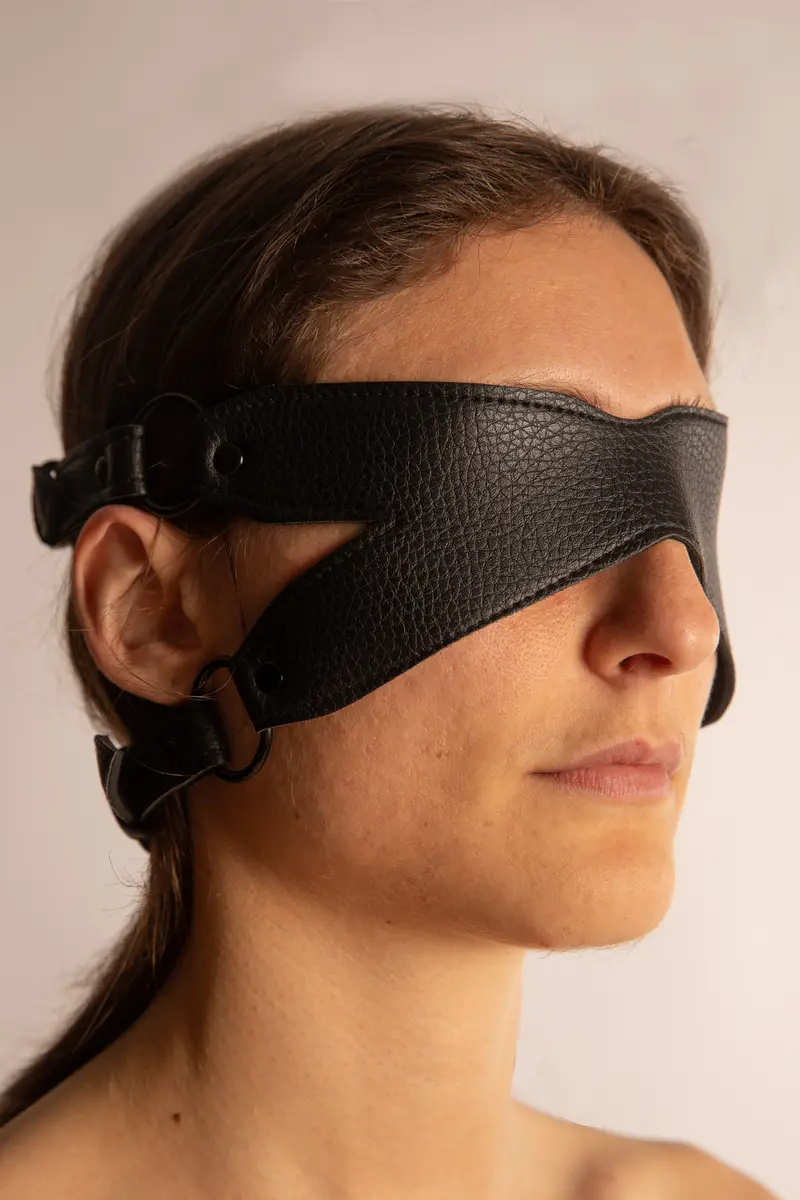 X Maschera in Eco Pelle